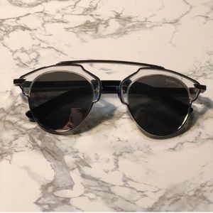 Glow Glam Coco Silver Sunglasses